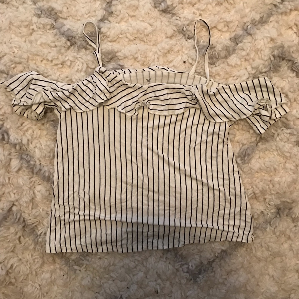 Off the shoulder crop top